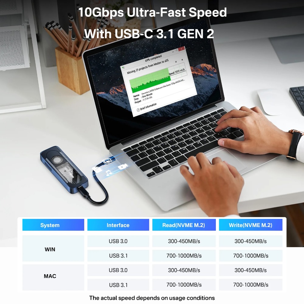 Boîtier pour SSD NVME M.2 ACAS - 8Tb M2 Nvme Ssd avis et prix